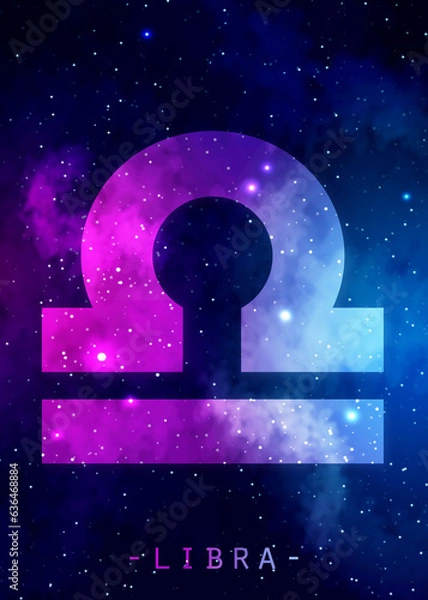 Fototapeta Libra Sign