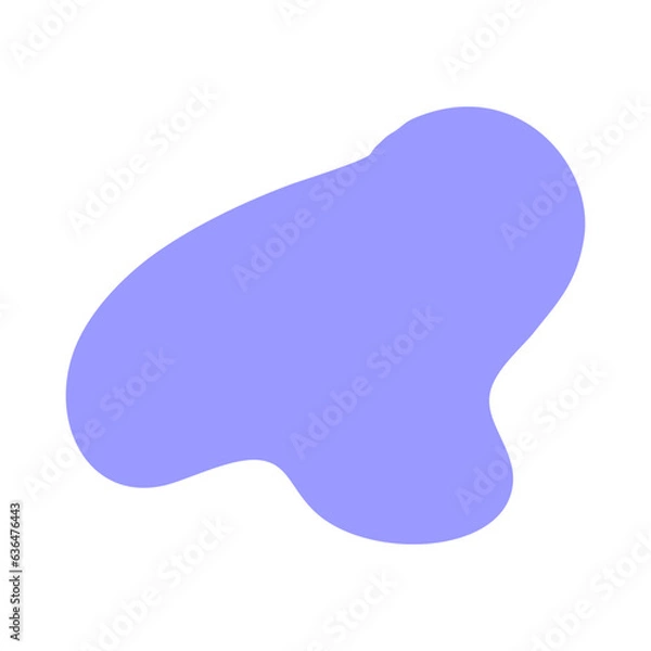 Fototapeta Abstract blotch shape vector