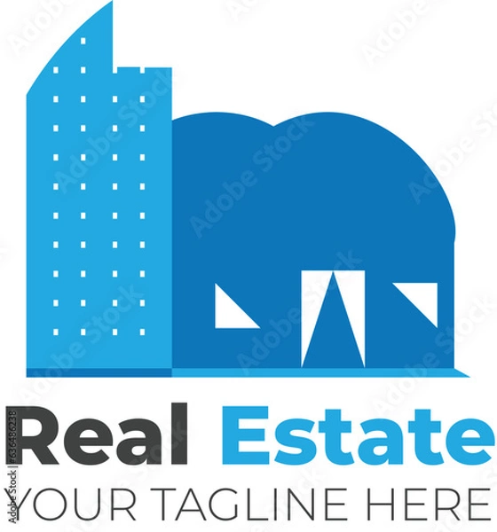 Obraz Creative Real Estate Simple Logo Design 