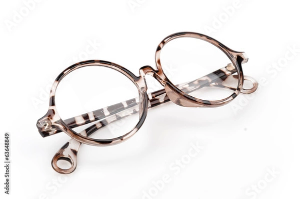 Obraz eyeglassses isolated white background