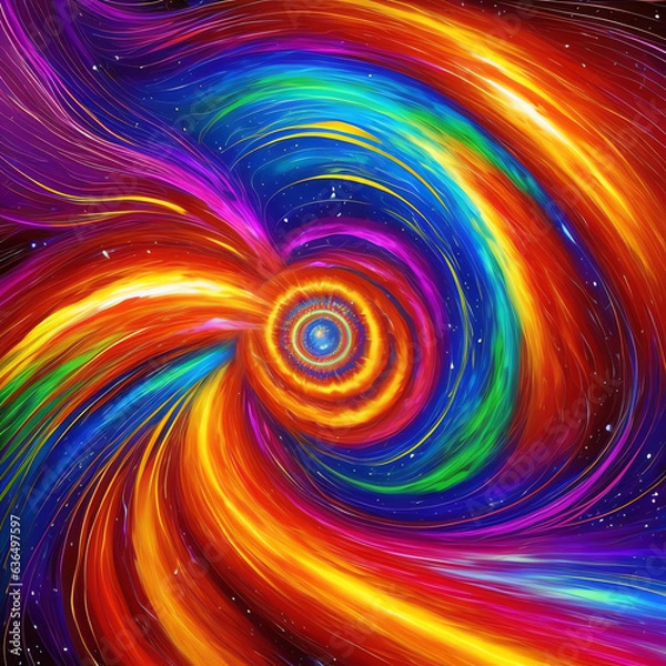 Fototapeta Abstract Galaxy colorful background style