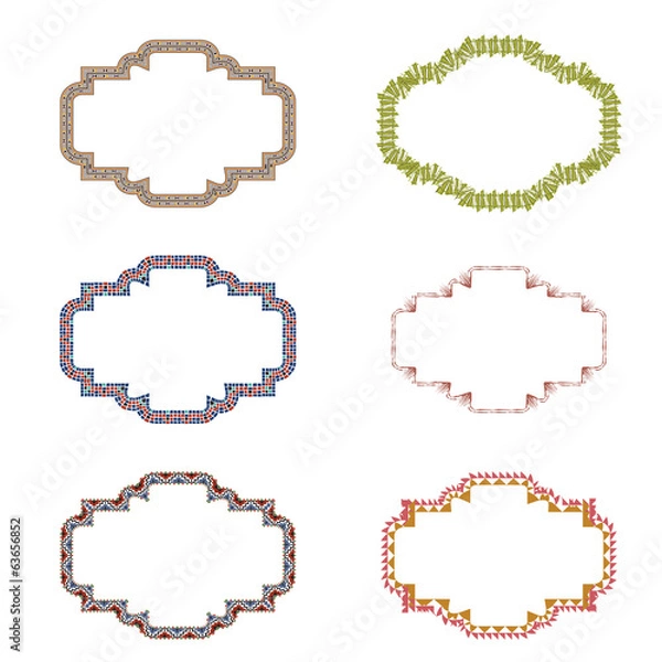 Fototapeta Frames pattern (set111)