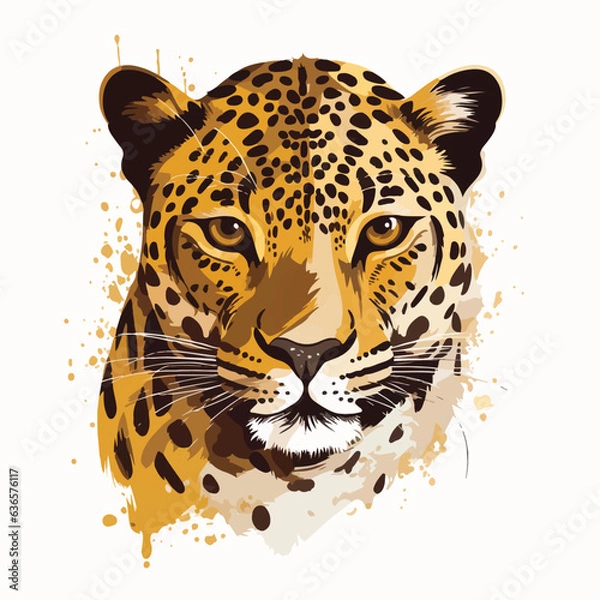 Obraz Logo vector illustration of an Leopard