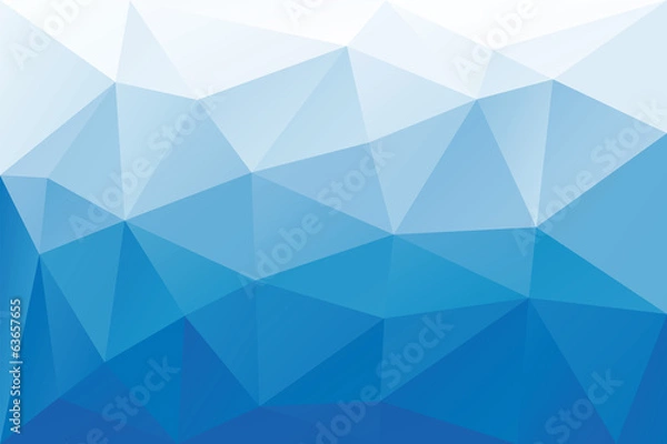 Fototapeta Blue triangles