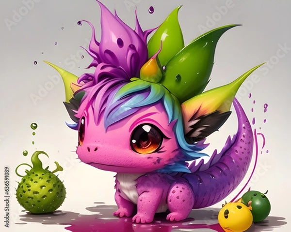 Obraz live dragon fruit