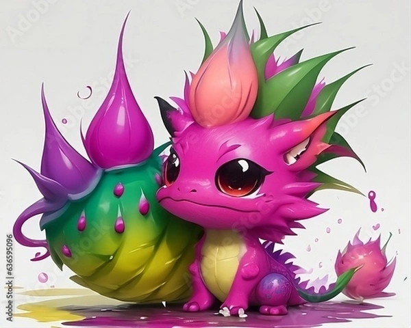 Obraz live dragon fruit
