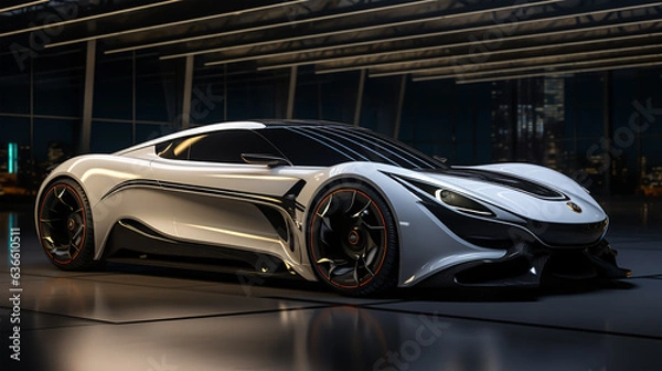 Obraz Sport car in studio environment