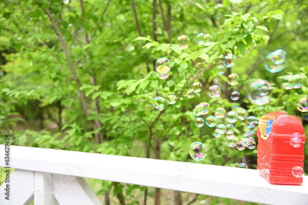 Obraz シャボン玉が美しい