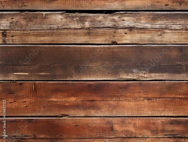 Fototapeta Wood floor texture background, seamless pattern, Generative AI