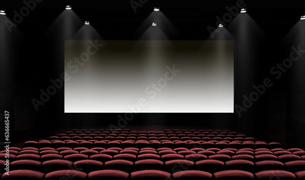 Fototapeta 映画館のスクリーン