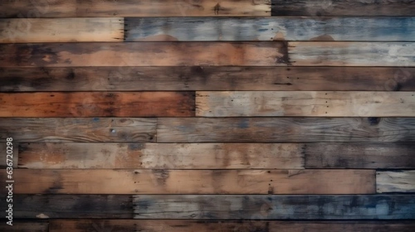 Fototapeta Wood texture background generated with AI