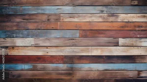 Fototapeta Wood texture background generated with AI