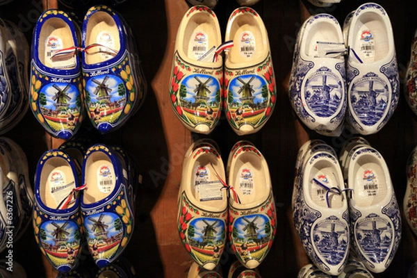 Obraz Typical dutch shoes