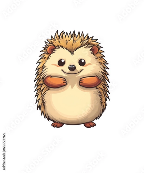 Obraz Cute Cartoon Hedgehog