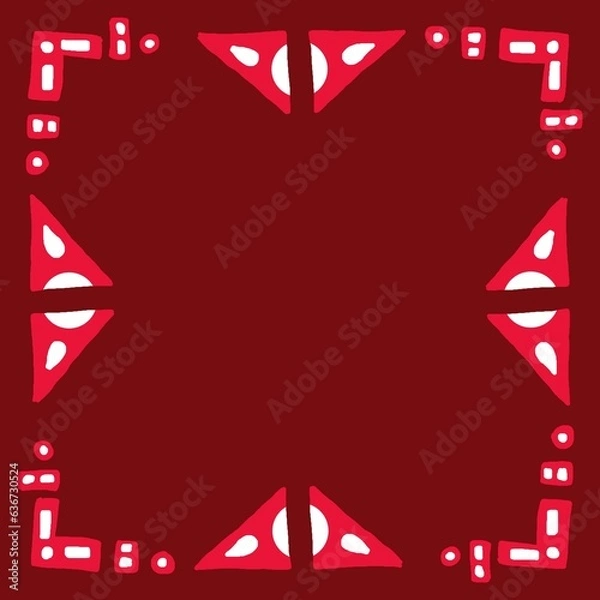 Fototapeta abstract square picture frame