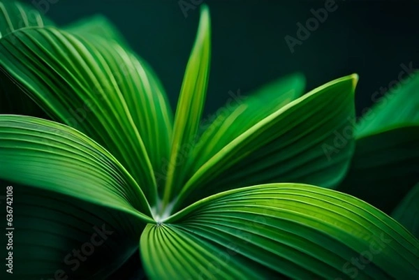 Obraz green leaf background