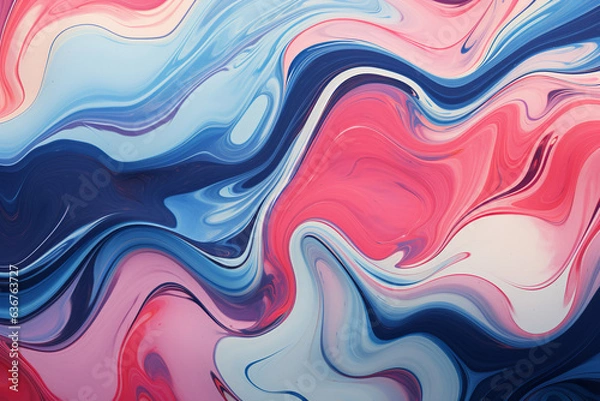 Fototapeta 2D texture representing a cross-section of a marble slab, smooth curves, smooth lines, A high-resolution, parallel wave lines across the entire area of the image