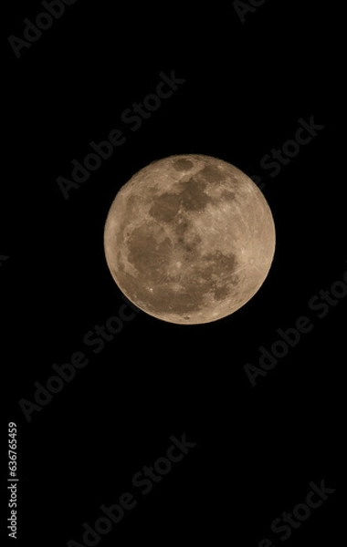Obraz Beautiful and majestic Moon Crossing Brazilian Sky