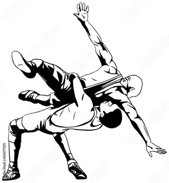Obraz Greco-Roman wrestling