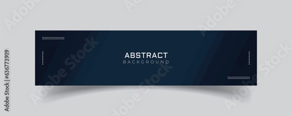 Obraz Linkedin banner with abstract background