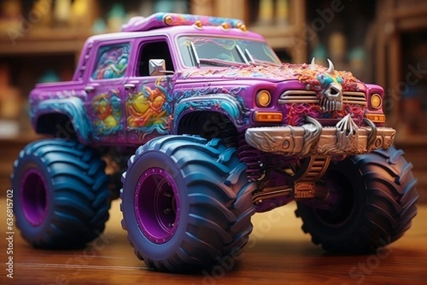 Fototapeta モンスタートラック,Generative AI AI画像