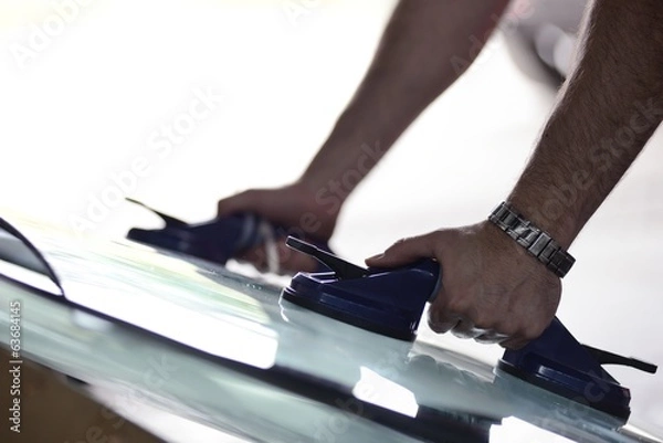 Obraz wymiana przedniej szyby