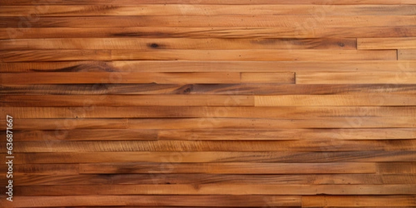 Fototapeta Natural brown wooden background, Wood texture surface with old natural pattern, generative ai