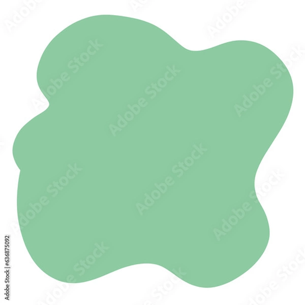 Obraz Green Abstract Shape illustration Abstract Element
