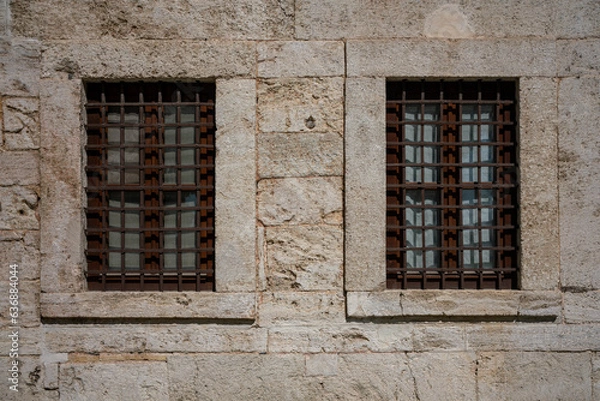 Obraz old window with shutters