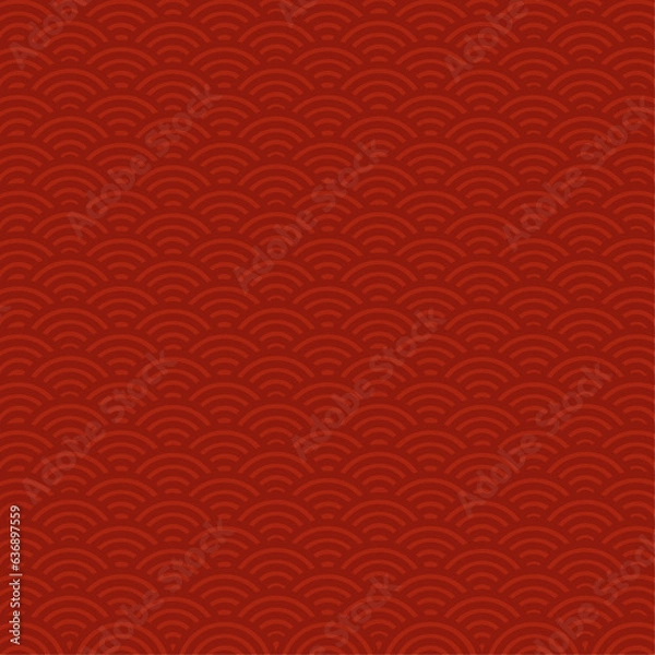 Obraz Vector red chinese pattern oriental background vector premium vector