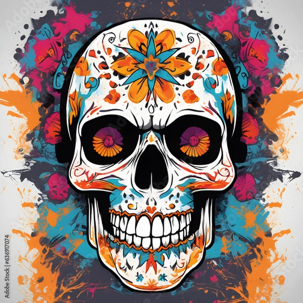 Obraz skull and crossbones