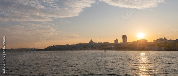 Obraz Sunset over Bosforus - Turkey