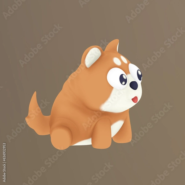 Obraz cartoon dog