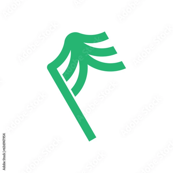 Obraz tree flag logo