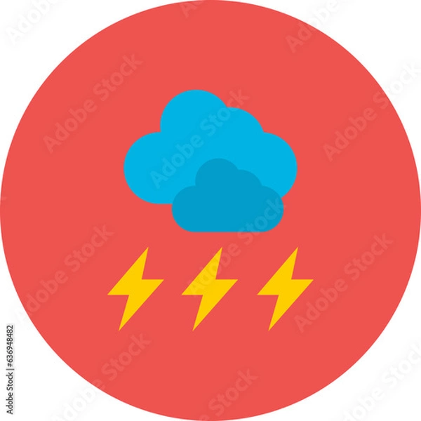 Fototapeta Lightning Icon