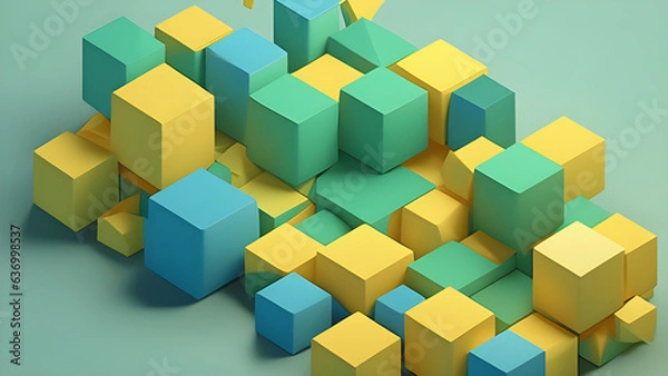 Obraz abstract geometric background