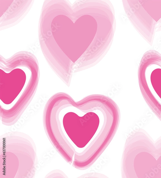 Fototapeta Love seamless pattern 