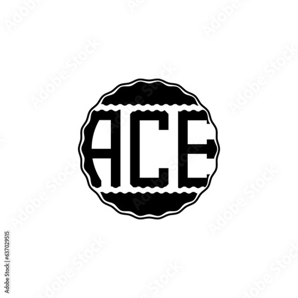 Obraz Letter Logo Design 'ACE'