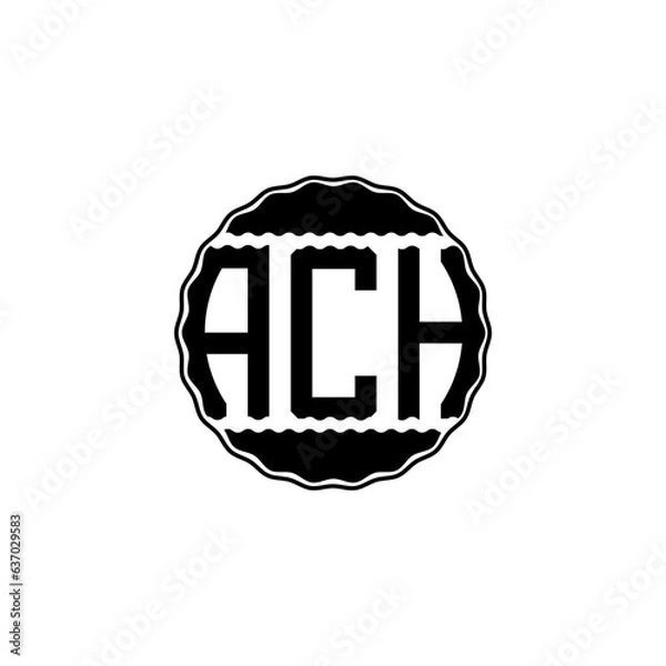 Obraz Letter Logo Design 'ACH'