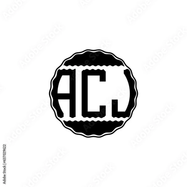 Obraz Letter Logo Design 'ACJ'