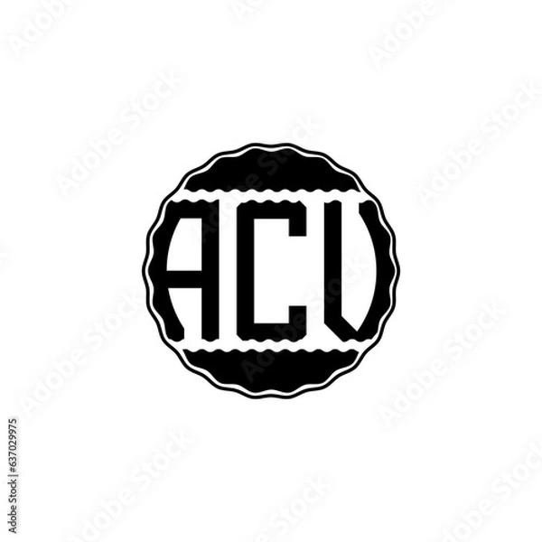 Obraz Letter Logo Design 'ACV' 