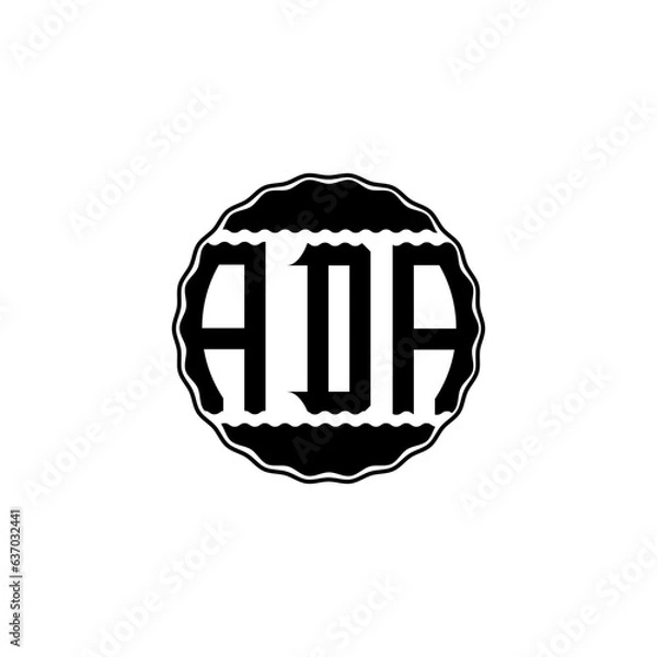 Obraz Letter Logo Design 'ADA'