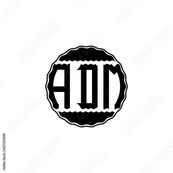 Obraz Letter Logo Design 'ADM'