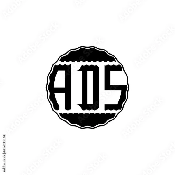 Obraz Letter Logo Design 'ADS'