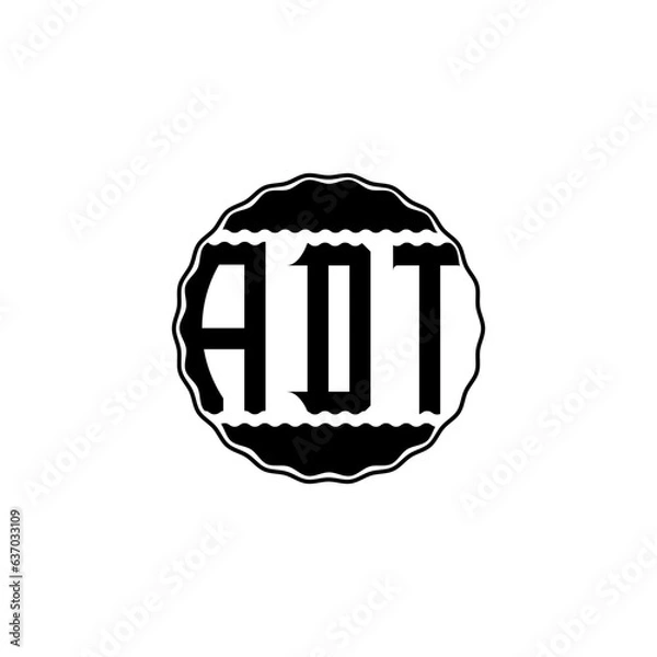 Obraz Letter Logo Design 'ADT'