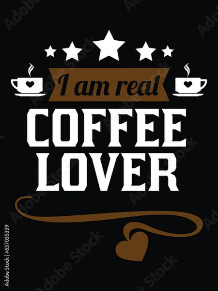Obraz coffee design vector , coffee t-shirt design