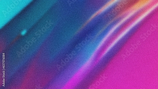 Fototapeta 4K Neon digital grainy gradient with a colorful soft noise effect. A unique blend of vintage vibes and lo-fi VHS Glitch Texture.	
