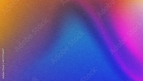 Fototapeta 4K Neon digital grainy gradient with a colorful soft noise effect. A unique blend of vintage vibes and lo-fi VHS Glitch Texture.	