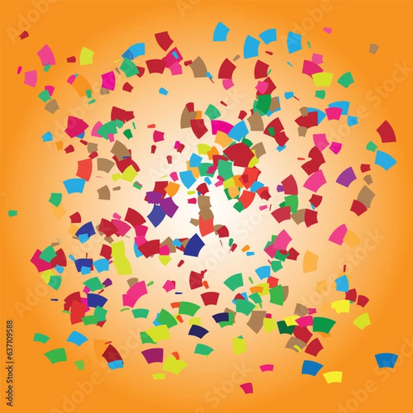 Fototapeta confetti abstract colorful background