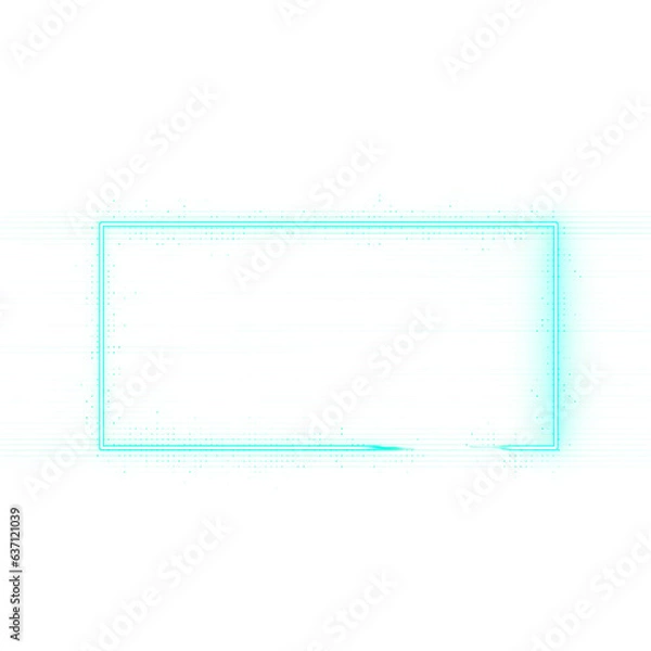 Fototapeta cool gradient neon border rectangle frame